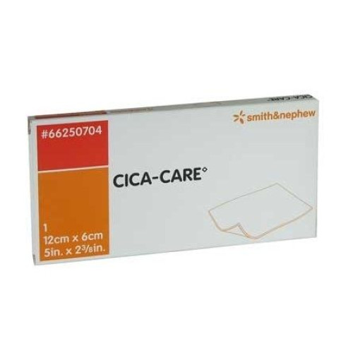 Smith and Nephew Cica-Care Silicone 66250704 Sheet for Scar Removal 4.72"/2.36" (12/6 cm) 1 pc