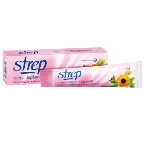 Strep Hair Removal Cream for Body Face and Sensitive Areas 3.38 fl oz (100 ml)