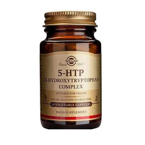 Solgar 5-HTP 5-Hydroxytryptophan for Severe Stress Anxiety and Depression 30 Capsules
