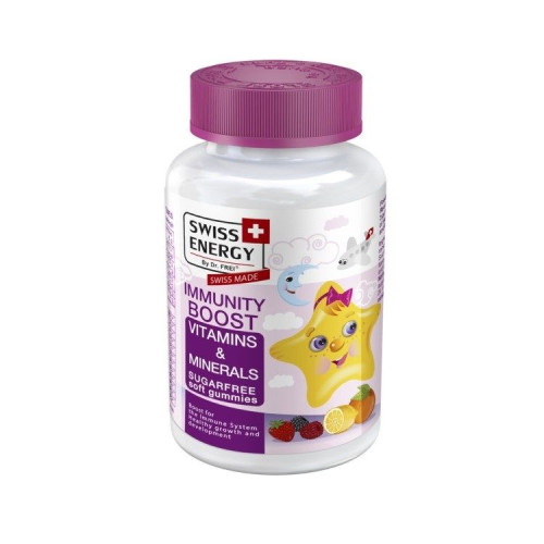 Swiss Energy Children's Vitamins for Optimal Health Vitality and a Strong Immune System 60 Gelatin Tablets