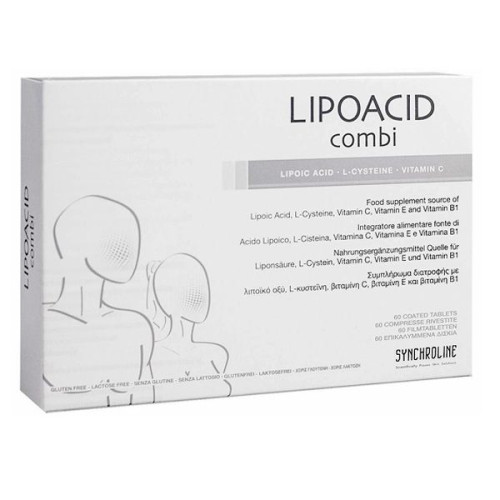 Lipoacid Combi Reduces Wrinkles and Aging 60 Tablets