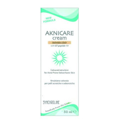 Synchroline Aknicare Tinted Face Cream for Acne Removal Clair Color 1.69 fl oz (50 ml)