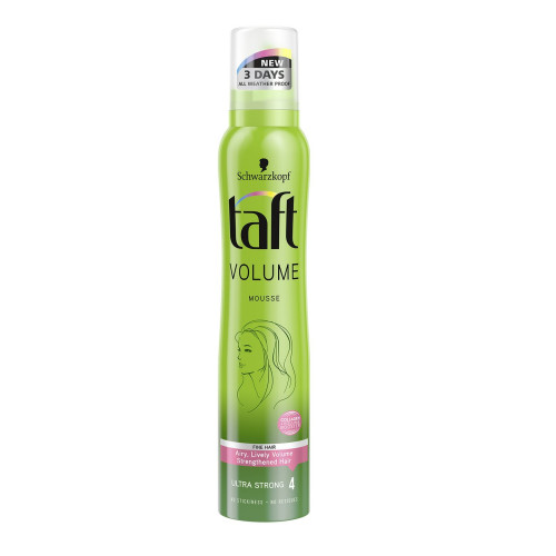 Taft Volume Hair Mousse for Ultra Strong Hold and Volume 6.76 fl oz (200 ml)