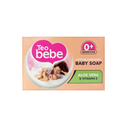 Teo Bebe Baby Cream Soap with Aloe Vera Extract 2.65 oz (75 g)