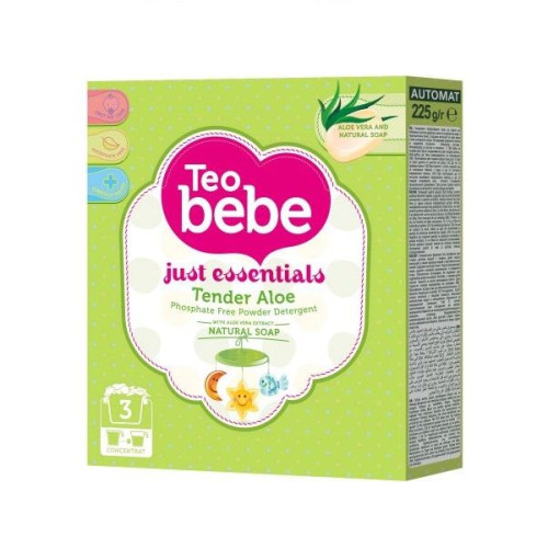 Teo Bebe Laundry Powder with Aloe Vera Extract 7.94 oz (225 g)