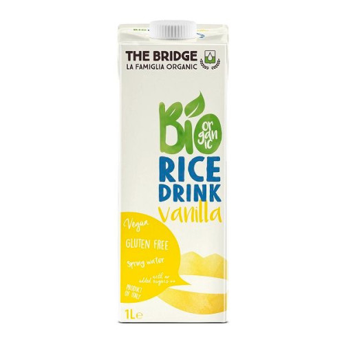 The Bridge Organic Rice Drink with Vanilla Gluten-Free 33.81 fl oz (1000 ml)