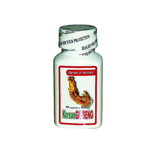 TNT Korean Ginseng for Endurance and Stress Reduction 500 mg 60 Tablets