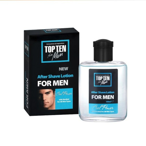Top Ten for Men Cool Power After Shave for Men 3.38 fl oz (100 ml)