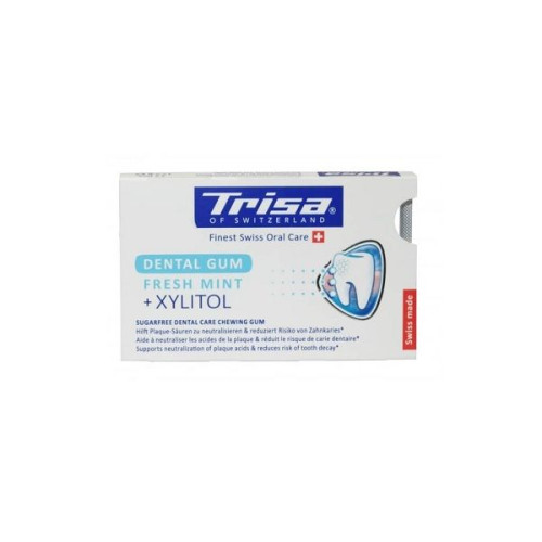 Trisa Freshmint Dental Chewing Gum with Xylitol 12 pcs