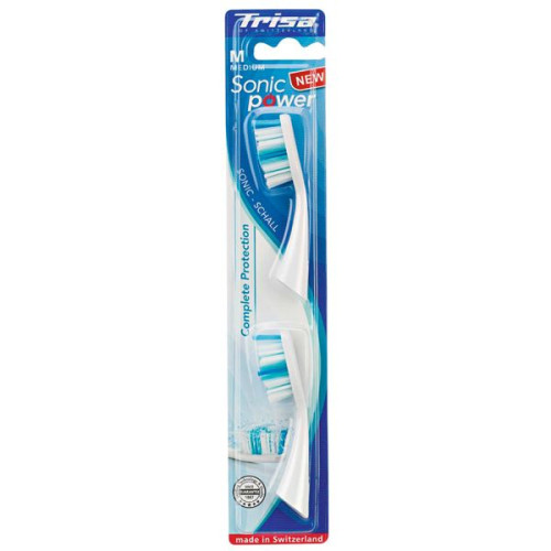 Trisa Sonic Power Complete Protection Electric Toothbrush Head 2 pcs