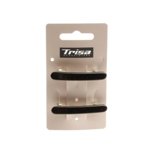 Trisa K4 127.01 Small Standard Hair Clips Color - Black 2 pcs