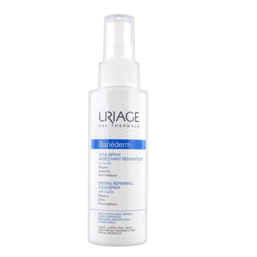 Uriage Barrierderm Regenerating and Drying Spray with Honey for Face and Body 3.38 fl oz (100 ml)