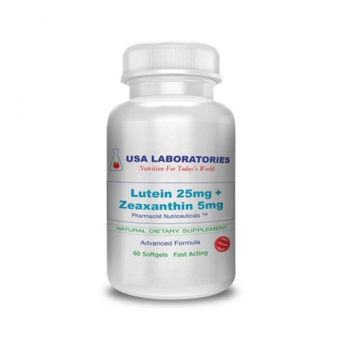 USA Laboratories Lutein and Zeaxanthin 60 Softgel Capsules