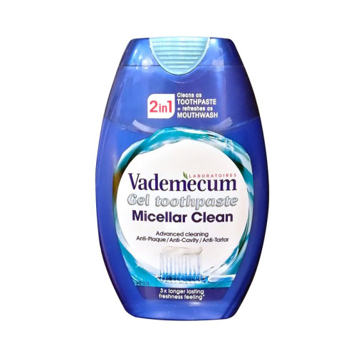 Vademecum Advanced Clean 2 in 1 Toothpaste and Antibacterial Mouthwash 2.54 fl oz (75 ml)