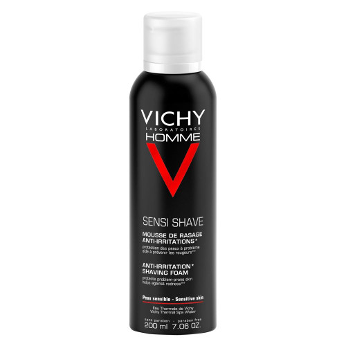 Vichy Homme Anti-inflammatory Shaving Foam 6.76 fl oz (200 ml)