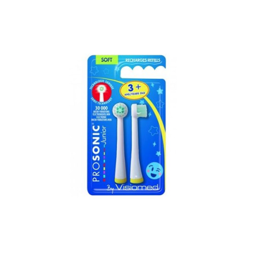 Visiomed VM-04942 Replacement Heads for Prosonic Junior Electric Toothbrush for Children 2 pcs