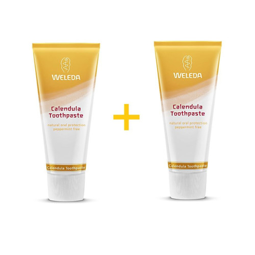 Weleda Promo Set Calendula Toothpaste 2 pcs 2.54 fl oz (75 ml)