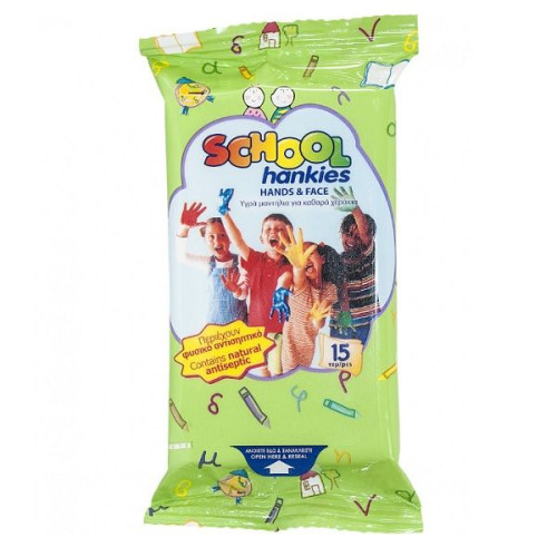 Wet Hankies Disinfectant Wet Wipes - Children's 15 pcs
