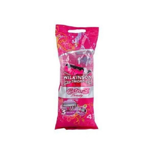 Wilkinson Sword Extra 3 Beauty Razor for Women 4 pcs