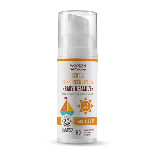 Wooden Spoon Baby and Family Sunscreen Lotion SPF 30 1.69 fl oz (50 ml)