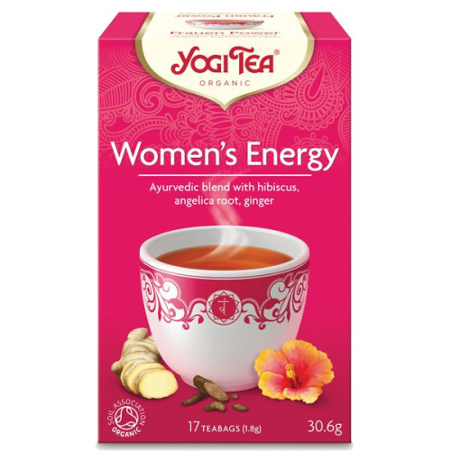 Yogi Tea Women's Energy Organic Ayurvedic Tea 17 x 0.06 oz (1.8 g) Filter Bags