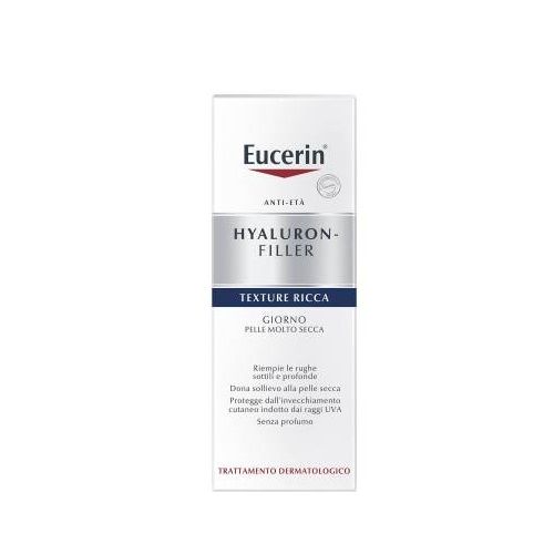 Eucerin Hyaluron-Filler 5% Urea Day Cream for Very Dry Skin with 5% Urea 1.69 fl oz (50 ml)