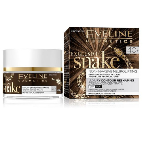 Eveline Exclusive Snake Day and Night Cream Concentrate for Facial Contouring 50+ 1.69 fl oz (50 ml)