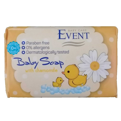 Event Baby Soap for Daily Use for Inflammation with Chamomile 3.53 oz (100 g)