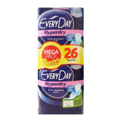 Everyday Hyperdry Super Ultra Plus Mega Set Sanitary Pads 26 pcs