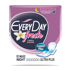 Everyday Fresh Maxi Night Ultra Plus Women's Sanitary Pads 10 pcs