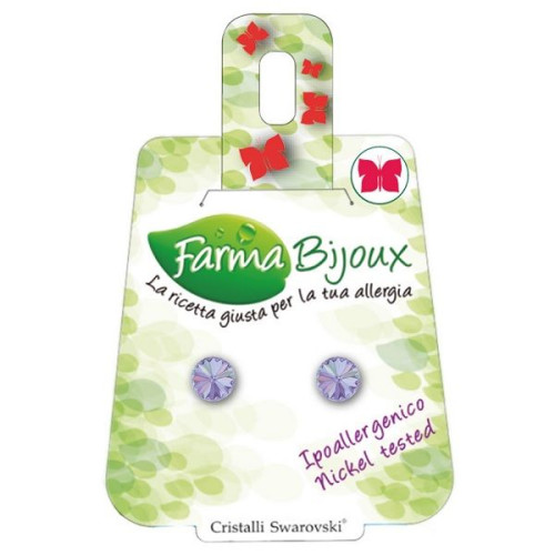 Farma Bijoux Swarovski Crystals Earrings Model Be 18C21 Cat. A 2 pcs