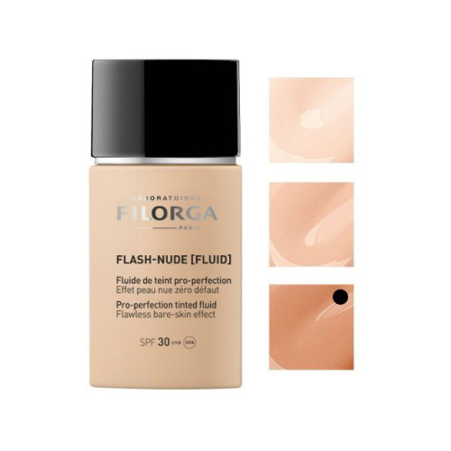 Filorga Flash-Nude Fluid for Flawlessly Smooth and Perfect Skin SPF 30 Color 02 Nude Gold 1.01 fl oz (30 ml)