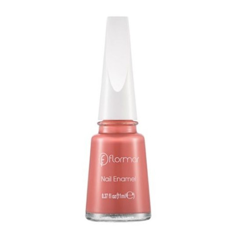 Flormar Nail Enamel Opaque and Long-Lasting Nail Polish Color 011 Tender Salmon