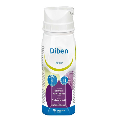 Diben Protein Drink for Diabetics with Fruit Flavor 6.76 fl oz (200 ml)