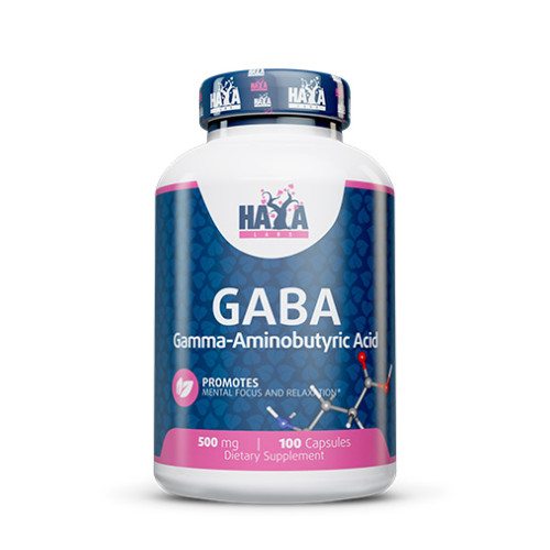 Haya Labs Gaba 500 mg 100 Capsules