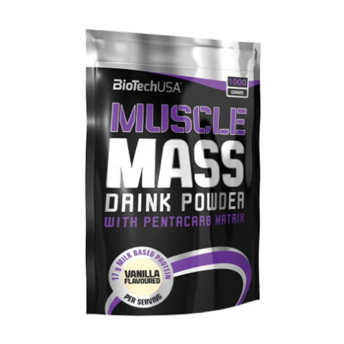 Biotech USA Muscle Mass Vanilla 2.2 lb (1000 g)