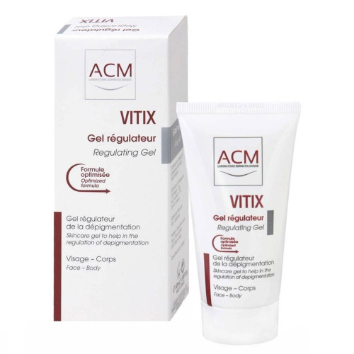 Acm Vitix Gel for Vitiligo and Depigmentation Problems Regulator 1.69 fl oz (50 ml)