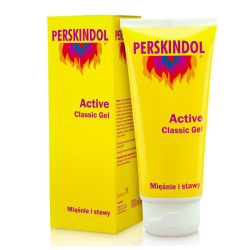 Perskindol Active Classic Gel for Injuries Cooling and Soothing Effect 3.38 fl oz (100 ml)