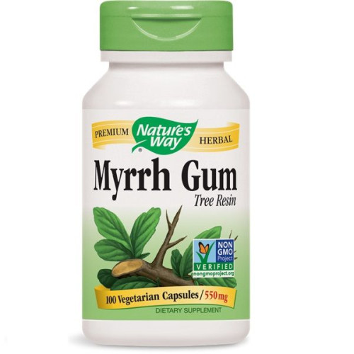 Nature's Way Myrrh Gum Extract for Purification 550 mg 100 Vcaps