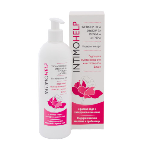 Naturprodukt Intimo Help Hypoallergenic Emulsion for Irritated Skin in the Intimate Area for All Skin Types 13.53 fl oz (400 ml)