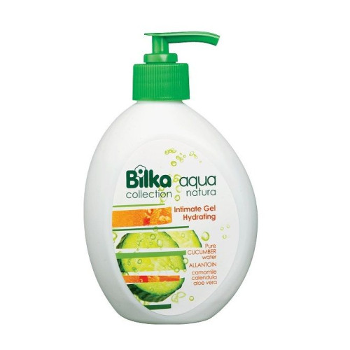Bilka Aqua Natura Cleansing and Refreshing Gel for the Intimate Area with Cucumber Extract 11.83 fl oz (350 ml)