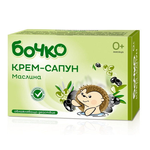 Bochko Cleansing and Soothing Cream Soap for Babies and Children with Olive Oil 2.65 oz (75 g)