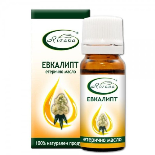 Rivana Natural Essential Oil with Eucalyptus for Healthy Hair 0.34 fl oz (10 ml)