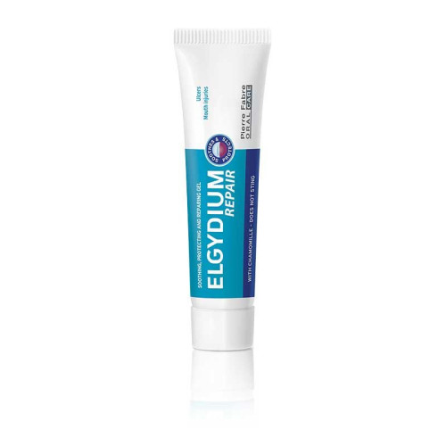 Elgydium Repair Soothing Gel for Irritated Mouth 0.51 fl oz (15 ml)