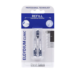 Elgydium Clinic Refill Interdental Toothbrush Black 0.02" (0.6 mm) 3 pcs