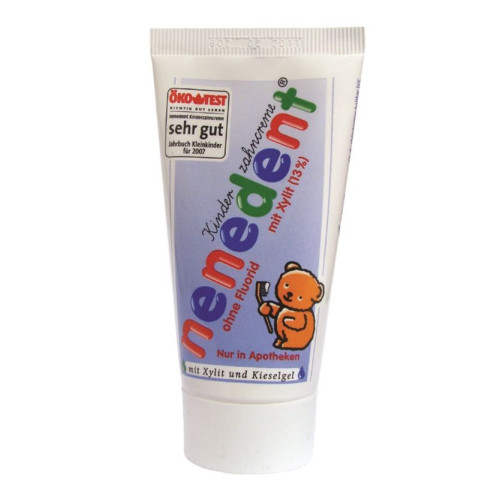 Dentinox Nenedent Kinder Baby Toothpaste for Babies and Children Up to 4 Years Old Fluoride-Free 1.69 fl oz (50 ml)