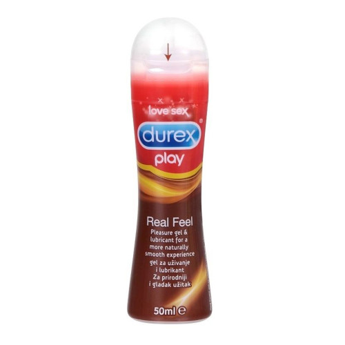 Durex Play Real Feel Lubricant for a Natural Feeling and Arousing Effect 1.69 fl oz (50 ml)