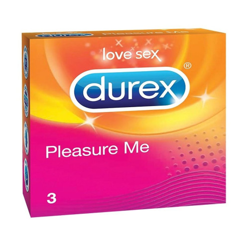Durex Pleasure Me Stimulating Condoms with Anatomical Shape 3 pcs