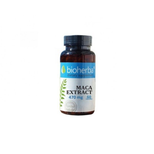 Bioherba Maca Extract for High Libido and Strong Erection 470 mg 60 Capsules