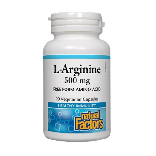 Natural Factors L-Arginine for Endurance Growth Hormone Stimulant 90 Capsules